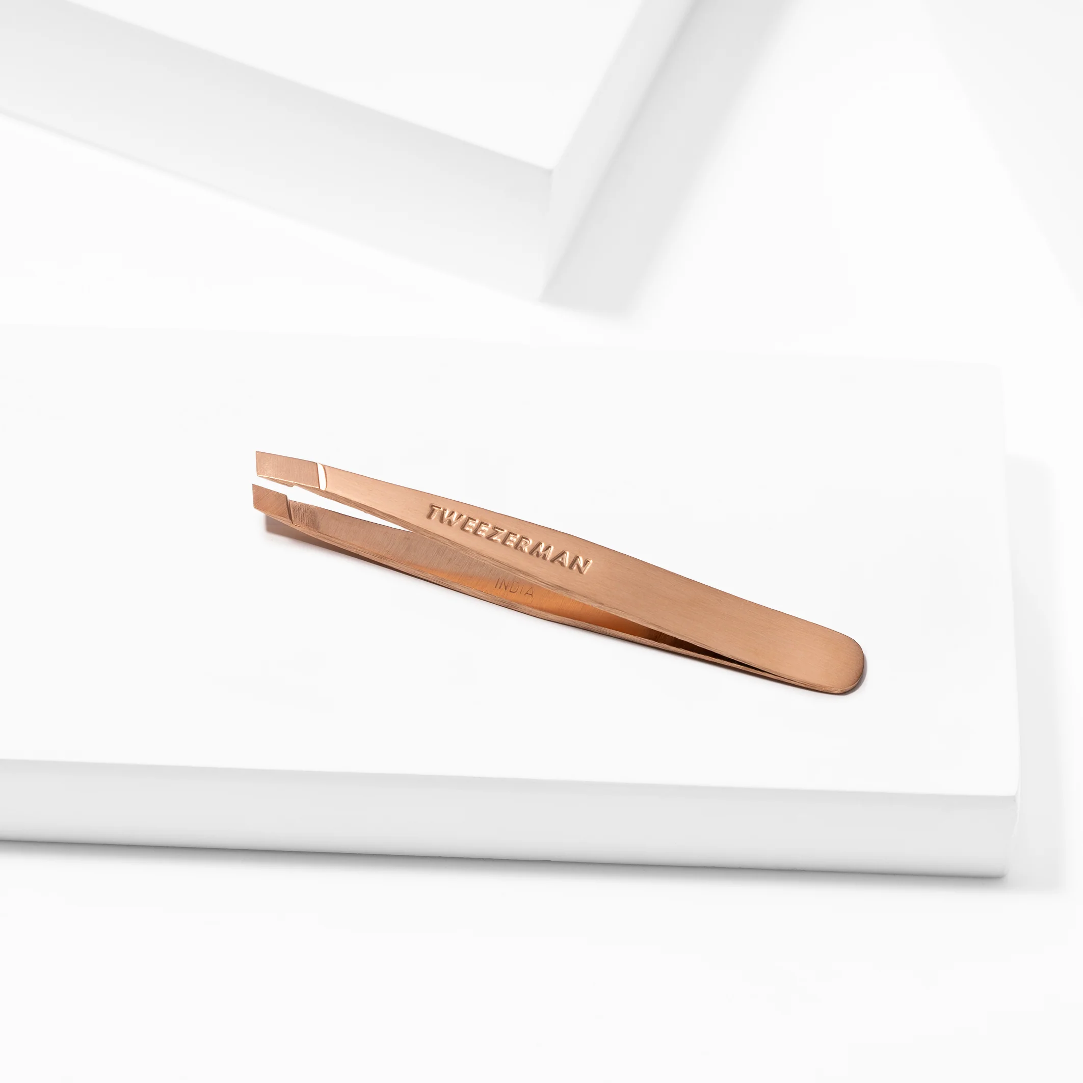 Rose Gold Mini Slant Tweezer - Image 6