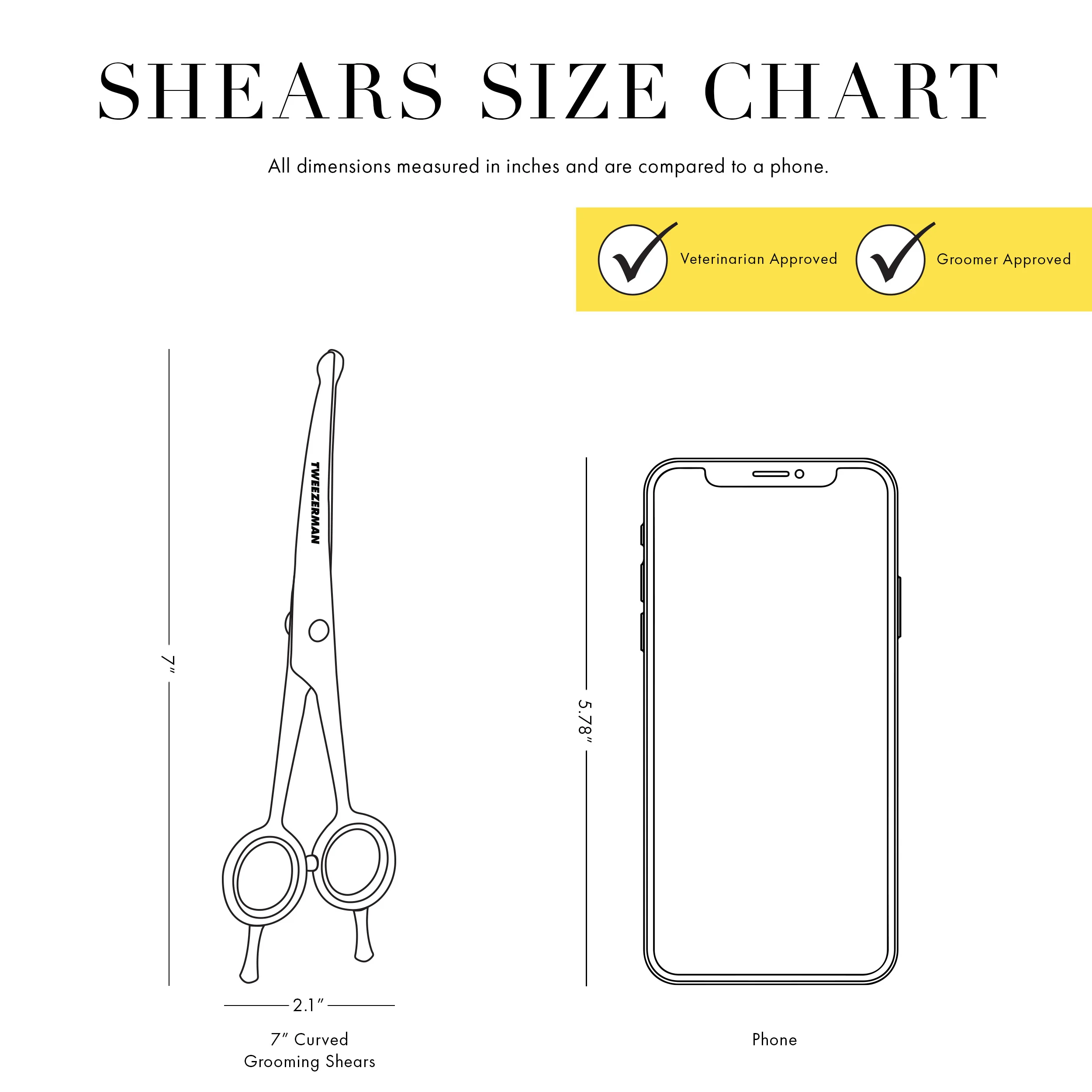 Curved Grooming Shears 7" - Image 12