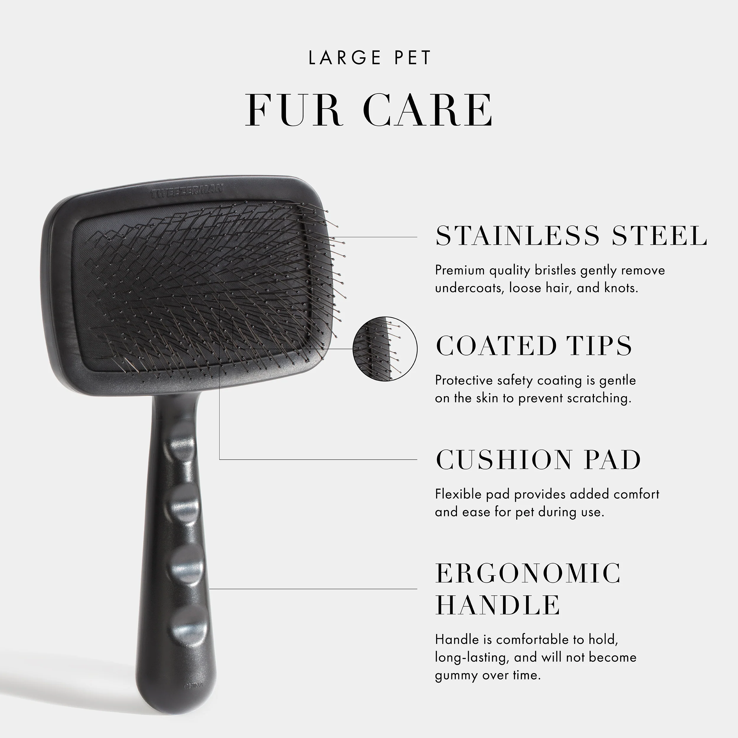 Large Coated Tip Slicker Brush - Image 6
