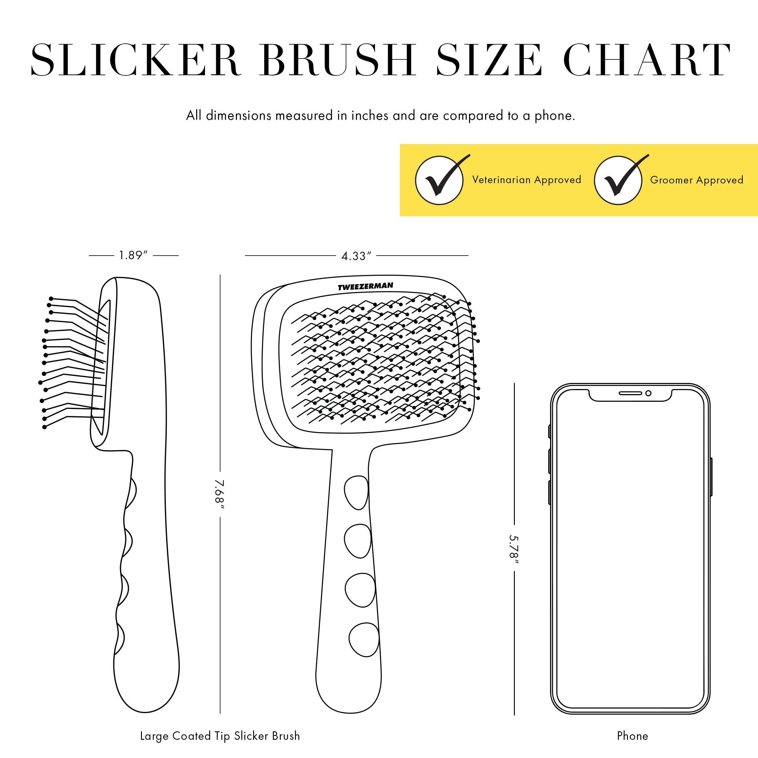 Large Coated Tip Slicker Brush - Image 8